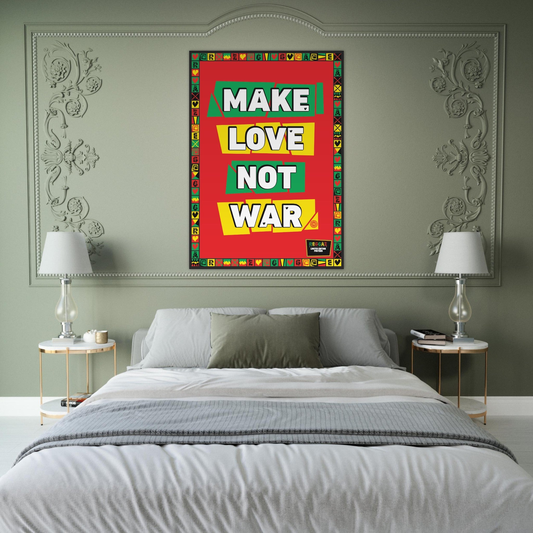 Make love Glossy Paper Poster