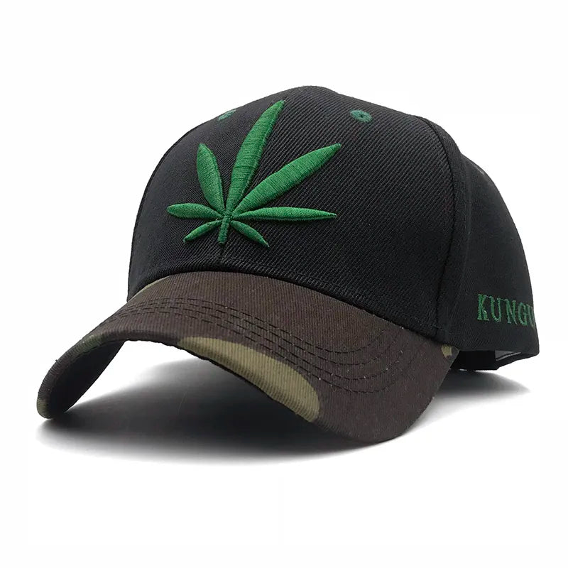 Green weed Cap
